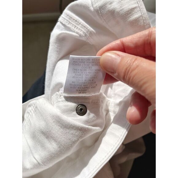 Eileen Fisher Organic Cotton Spandex Denim Stretch High Rise Straight Fit Jean - Picture 14 of 14